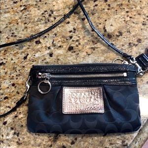 Black Coach Crossbody Bag.